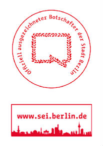 Offiziell ausgezeichneter Botschafter der Stadt Berlin - Siegel FREE-MAP Berlin